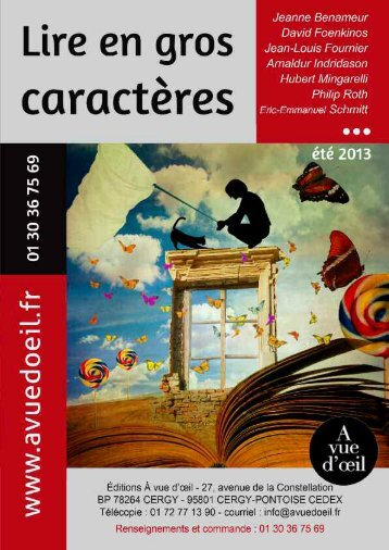 Le catalogue été 2013 (1 Mo) - A vue d'oeil