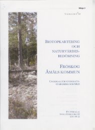 Biotopkar- tering och Naturvär- desbedömning. - Vindbruk Dalsland