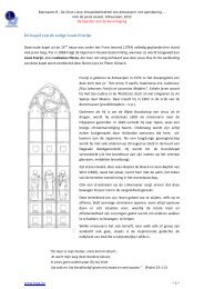 De kapellen aan de kooromgang - Antwerpen, Kerken en Toerisme