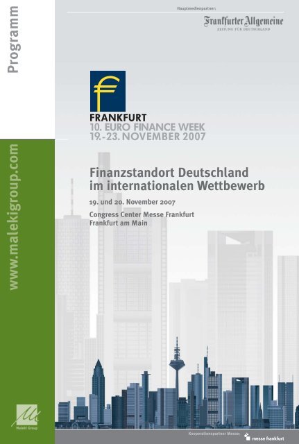 Finanzstandort Deutschland im internationalen Wettbewerb