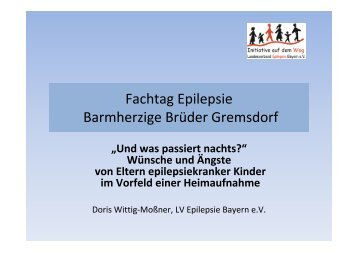 Und was passiert nachts? - Barmherzige Brüder Gremsdorf