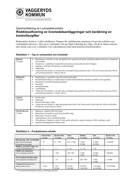 Sammanfattning av Livsmedelsverkets riskklassificering.pdf