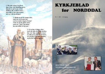 KYRKJEBLAD for NORDDDAL - Storfjorden kyrkjelege fellesråd ...