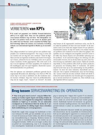 Lees dit artikel in .pdf - Supply Chain Magazine