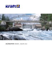 DELÅRSRAPPORT JANUARI - AUGUSTI 2012 - Skellefteå Kraft