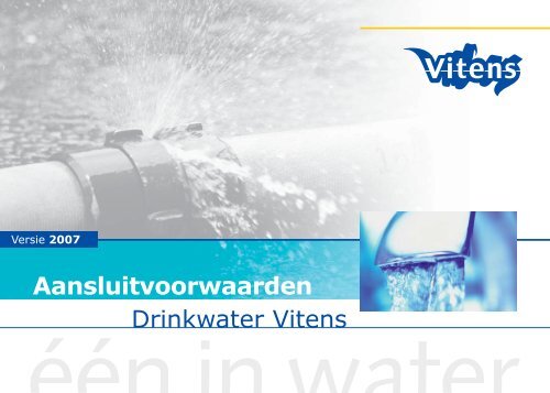 Aansluitvoorwaarden drinkwater Vitens (Dutch)