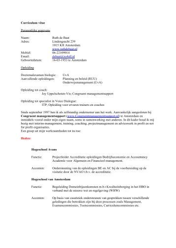 Cv Template Vdab 28 Images Voorbeeld Sollicitatiebrief