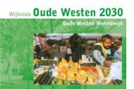 Wijkvisie Oude Westen 2030 - Aktiegroep Het Oude Westen