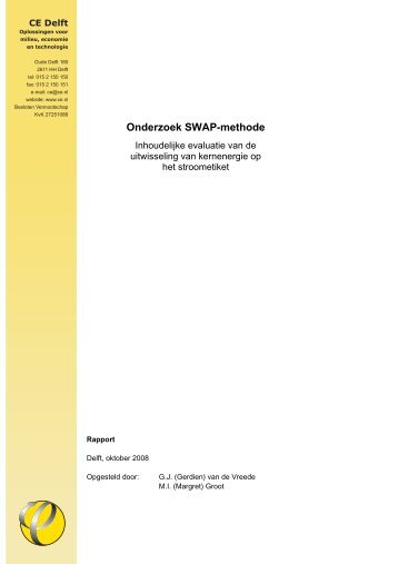 Onderzoek SWAP-methode. Inhoudelijke evaluatie van ... - Laka.org