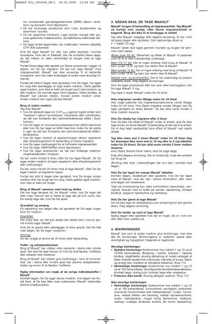 Maxalt® 10 mg tabletter rizatriptan - PharmaCoDane ApS