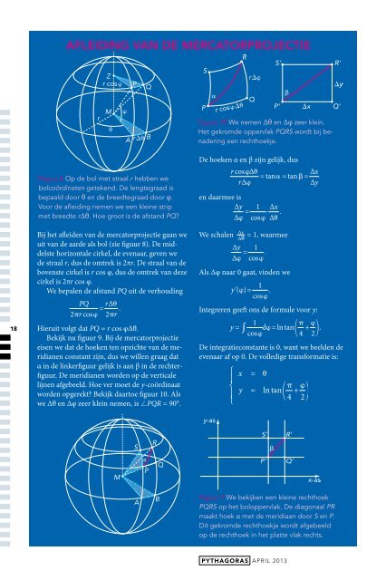 HET RAADsEL vAN DE mERcATORPROjEcTIE - Pythagoras