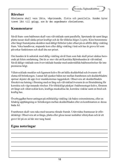 Raskompendie - Svenska Älghundklubben