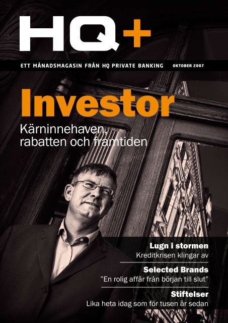 Kärninnehaven, rabatten och framtiden - HQ Bank