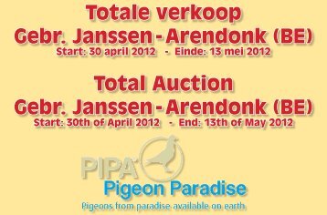 Start: 30 april 2012 - Einde: 13 mei 2012 Start: 30th of April ... - PIPA
