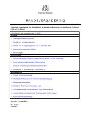 RAADSVERGADERING - Gemeente Brummen