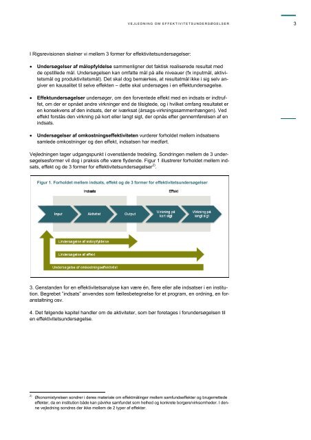 Vejledning om effektivitetsundersøgelser - Rigsrevisionen