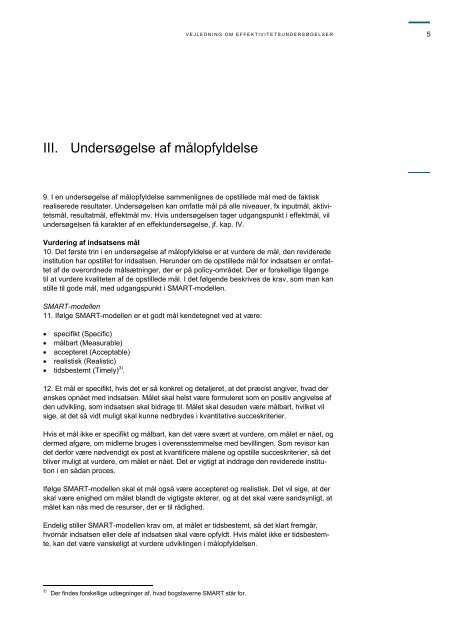 Vejledning om effektivitetsundersøgelser - Rigsrevisionen