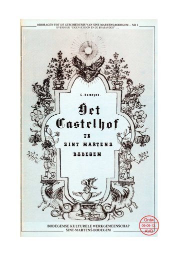 Het Castelhof te Sint-Martens-Bodegem - Bodegemse Kulturele ...