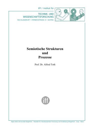 Semiotische Strukturen und Prozesse - Universität Klagenfurt