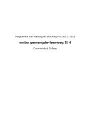 vmbo gemengde-leerweg 3/4 - Commanderij College