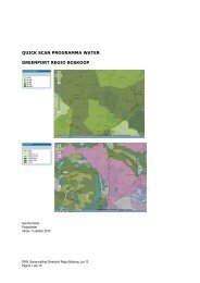 Quickscan Programma Water Greenport regio Boskoop - LTO Noord
