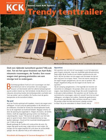 KCK test Tundra - Aart Kok Adventure