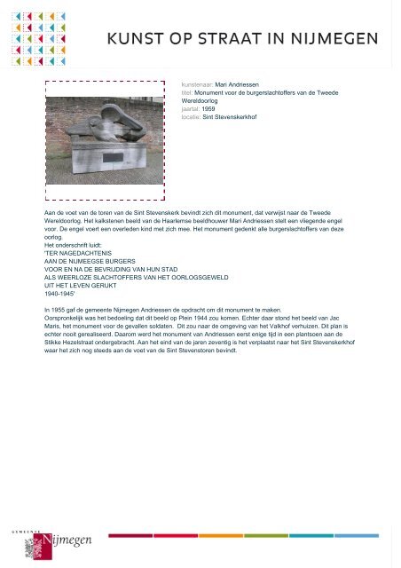 download kunstwerken (PDF) - Gemeente Nijmegen