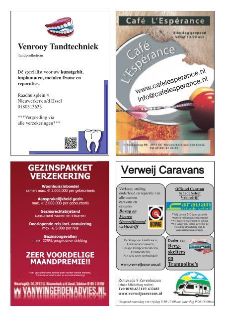 maandelijks info-bulletin nummer 7 – mei 2012 - Nieuwerkerk