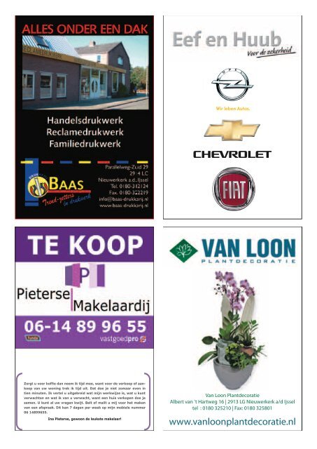 maandelijks info-bulletin nummer 7 – mei 2012 - Nieuwerkerk
