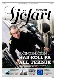 Svensk sjöfart 2013 - Anders Fahlman - skribent/redaktör