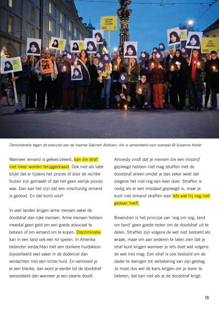 over de doodstraf - Amnesty op school - Amnesty International