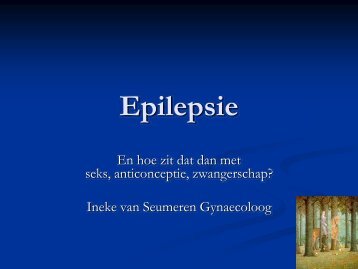 seksualiteit, anticonceptie en zwangerschap - Epilepsie Vereniging ...