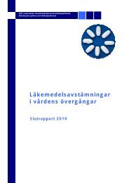 Rapport - Produktionssamordning