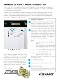 Faktablad om fjernaflæste målere - EcoGrid Bornholm