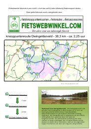 knooppuntenroute Dwingelderveld - 38,3 km ... - Fietsknooppunten