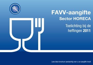 Brochure Horeca(2198 kb) (.pdf) - Favv-fin.be