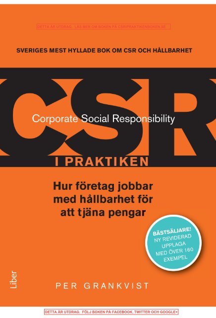 CSR i praktiken, andra upplagan - utdrag - Samt