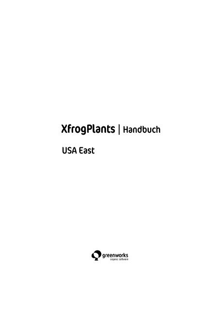 Xfrogplants | Plants | Handbuch - Basis 1