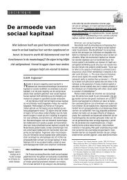 (2003) 'De armoede van sociaal kapitaal.' - Godfried Engbersen
