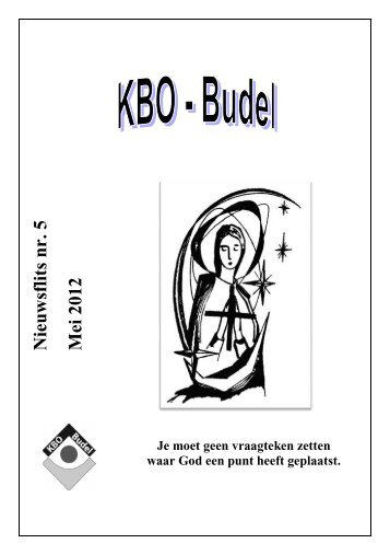 Nieuwsflits nr. 5 Mei 2012 - KBO-Brabant