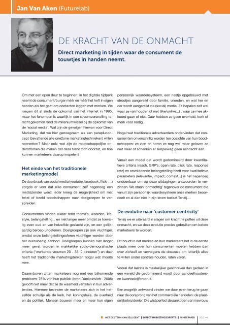 Het collaboratieve white paper van de direct ... - Erik Van Vooren