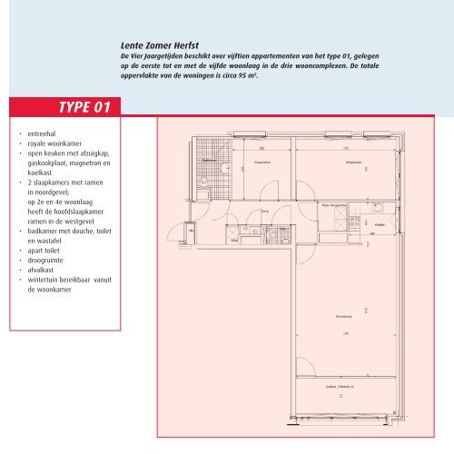 Ligging complex De Vier Jaargetijden - Woonbedrijf