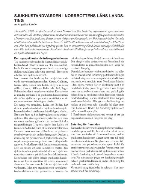 nr 2 2010.pdf - Svensk förening för Orofacial Medicin