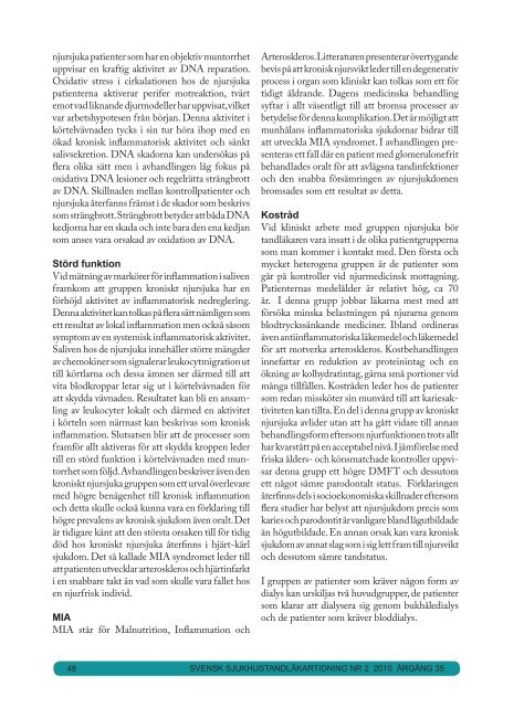 nr 2 2010.pdf - Svensk förening för Orofacial Medicin