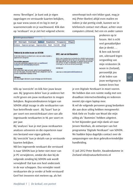 handleiding - Stichting Kerkuilen Werkgroep Nederland