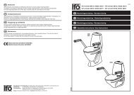 SE Monteringsanvisning / Bruksanvisning DK ... - Sanitec