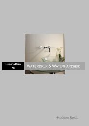 Waterdruk en hardheid - Hudson Reed