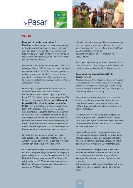 Infoblad nr. 2 : maart-april 2010 - Wortegem-Petegem
