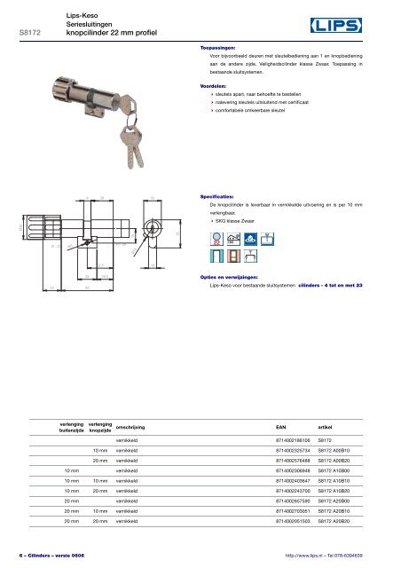 Inhoudsopgave - Assa Abloy