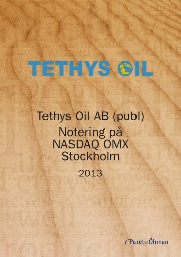 Noteringsprospekt 2013 - Tethys Oil